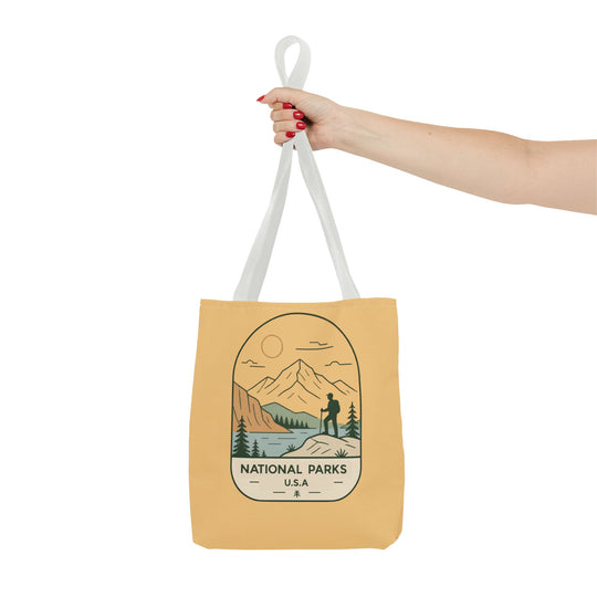 National Parks Hiking Tote Bag — USA Outdoor Adventure Canvas Tote