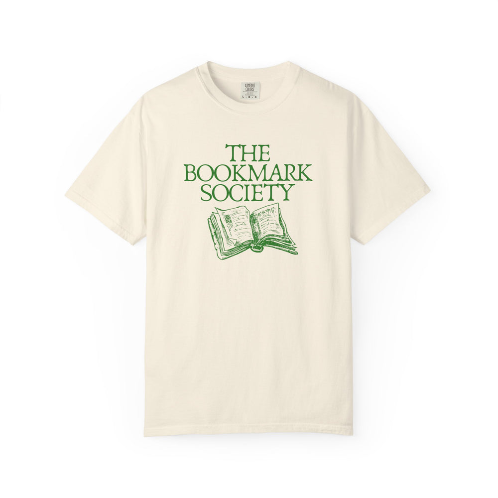 Book Lover T-Shirt — “The Bookmark Society”