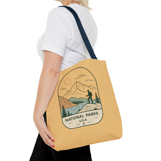 National Parks Hiking Tote Bag — USA Outdoor Adventure Canvas Tote