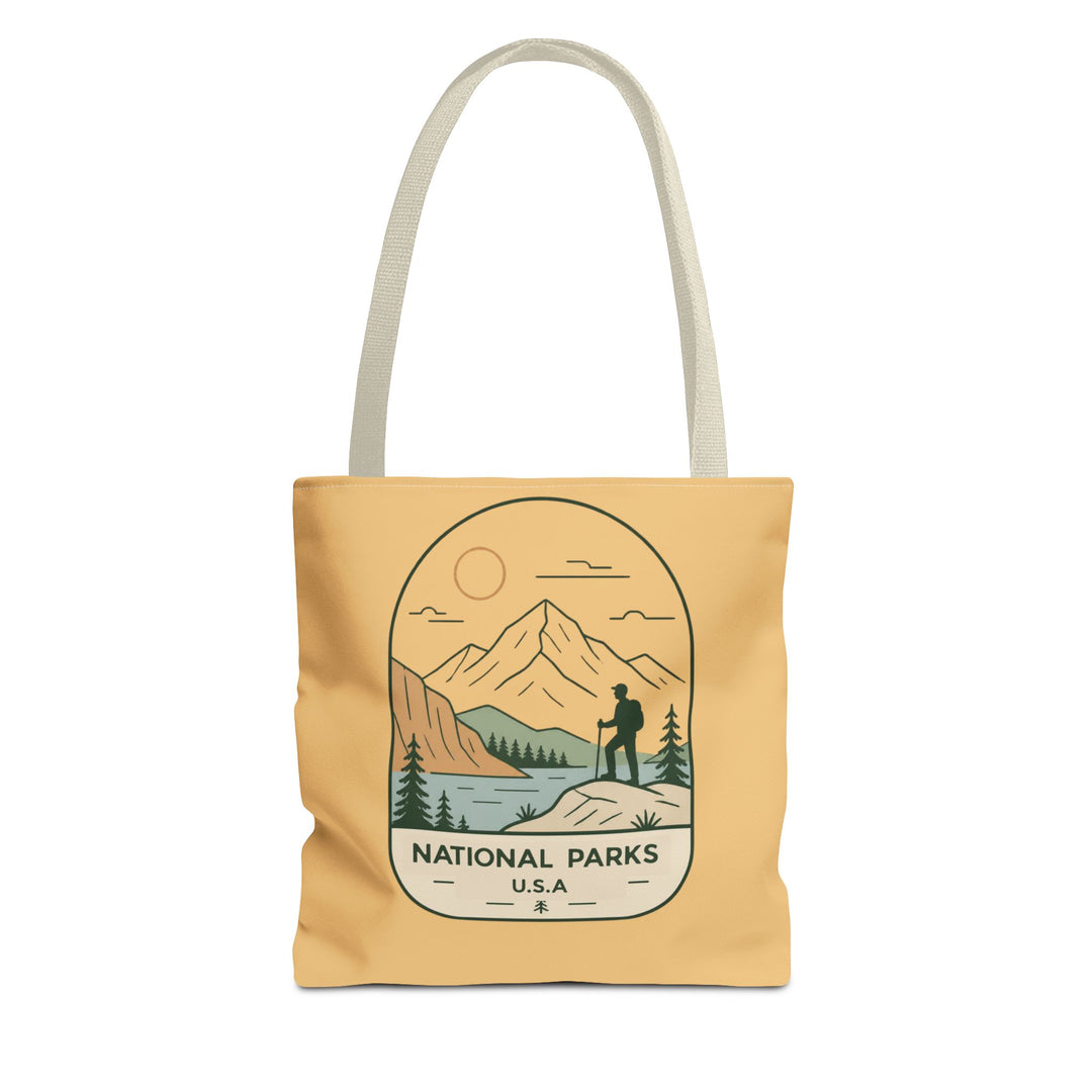 National Parks Hiking Tote Bag — USA Outdoor Adventure Canvas Tote