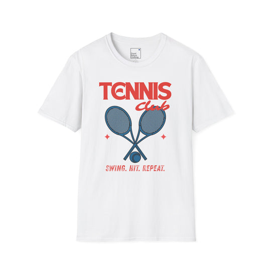 Tennis Club Graphic Tee (Swing. Hit. Repeat.)