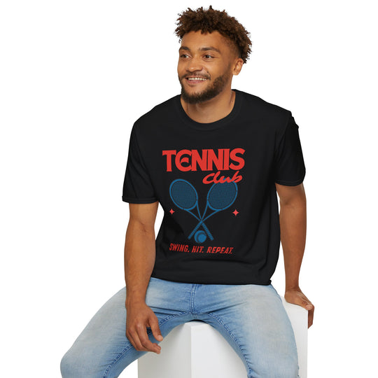 Tennis Club Graphic Tee (Swing. Hit. Repeat.)