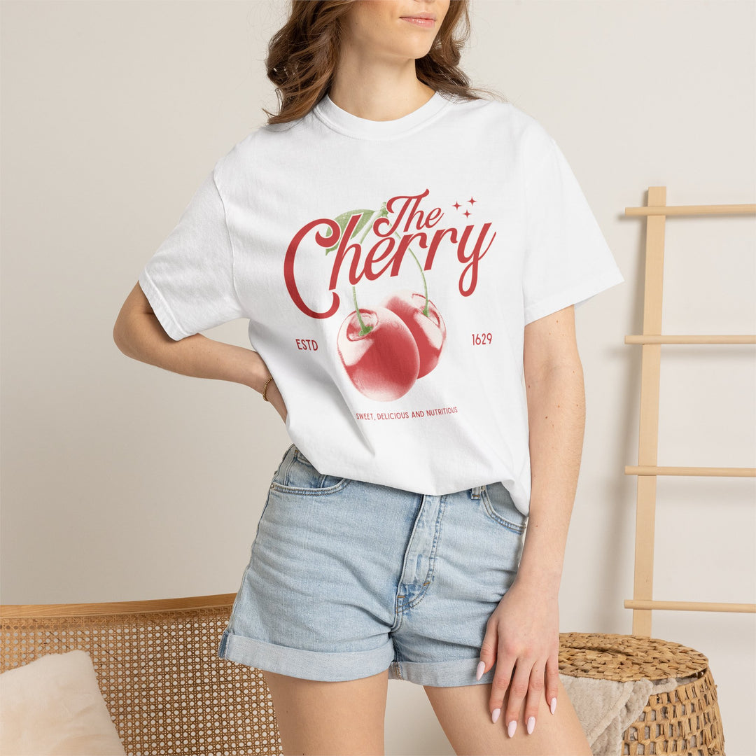 Retro Cherry Graphic T-Shirt