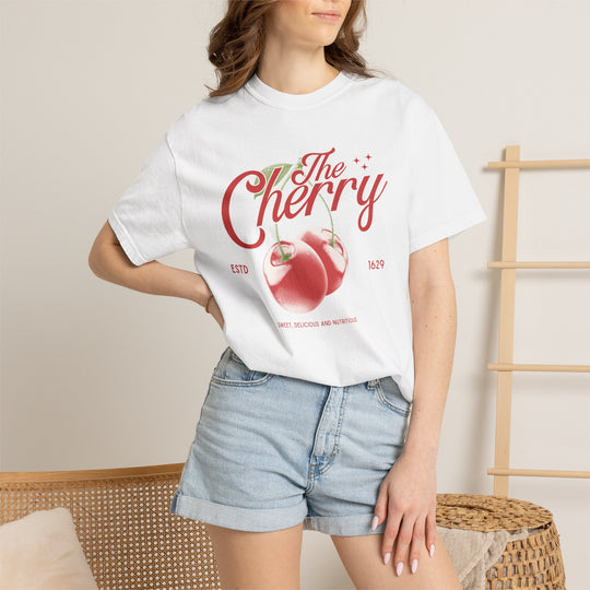 Retro Cherry Graphic T-Shirt