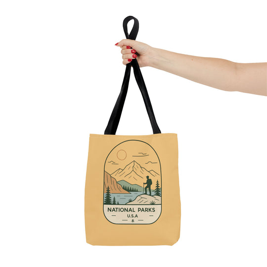 National Parks Hiking Tote Bag — USA Outdoor Adventure Canvas Tote
