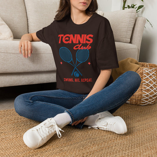 Tennis Club Graphic Tee (Swing. Hit. Repeat.)
