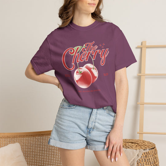 Retro Cherry Graphic T-Shirt