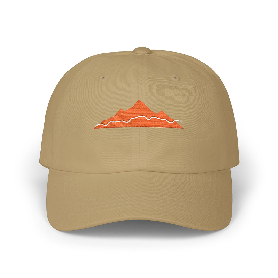 Dad Cap — Orange Mountain Embroidered Hat