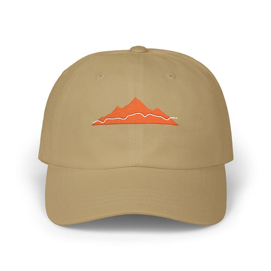 Dad Cap — Orange Mountain Embroidered Hat