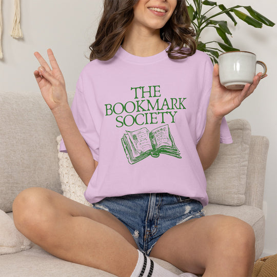 Book Lover T-Shirt — “The Bookmark Society”