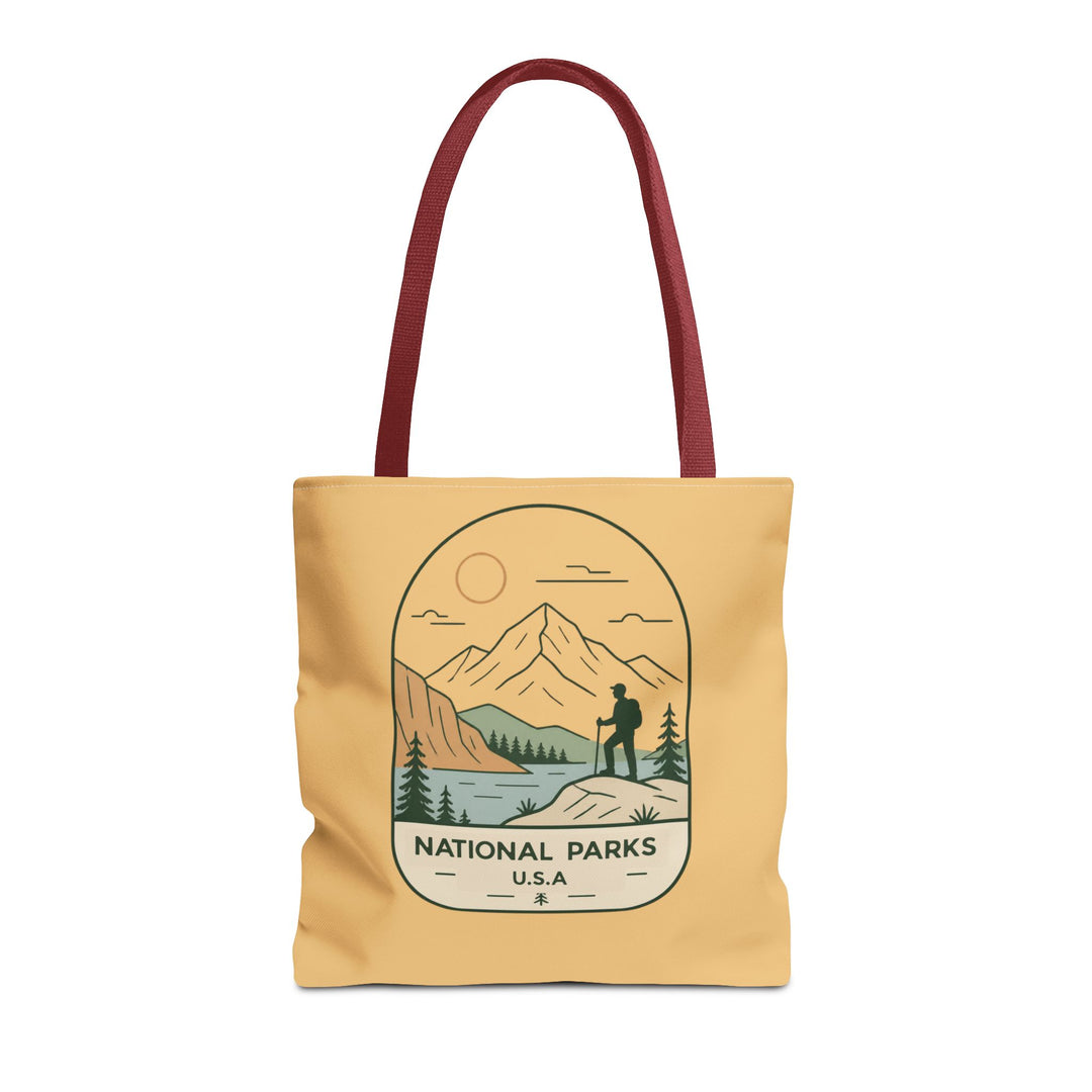 National Parks Hiking Tote Bag — USA Outdoor Adventure Canvas Tote