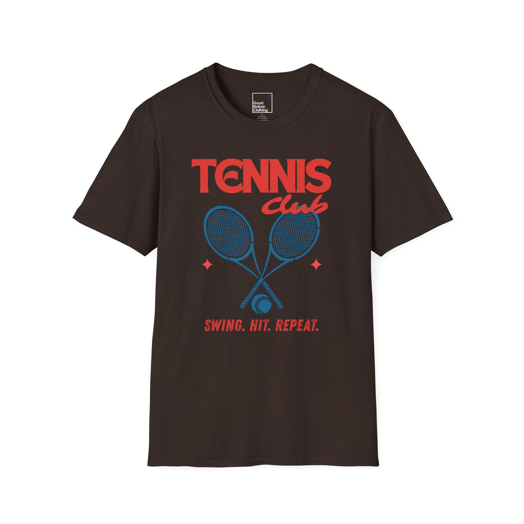 Tennis Club Graphic Tee (Swing. Hit. Repeat.)
