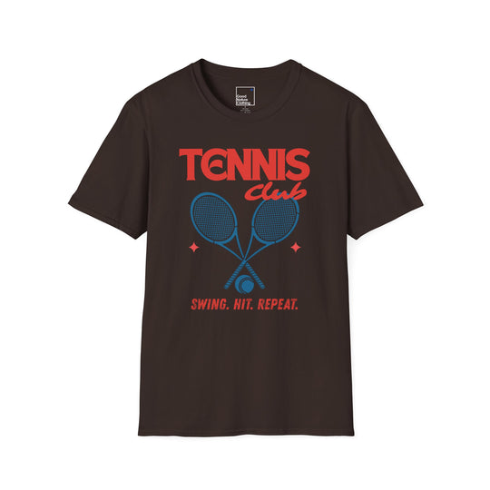 Tennis Club Graphic Tee (Swing. Hit. Repeat.)