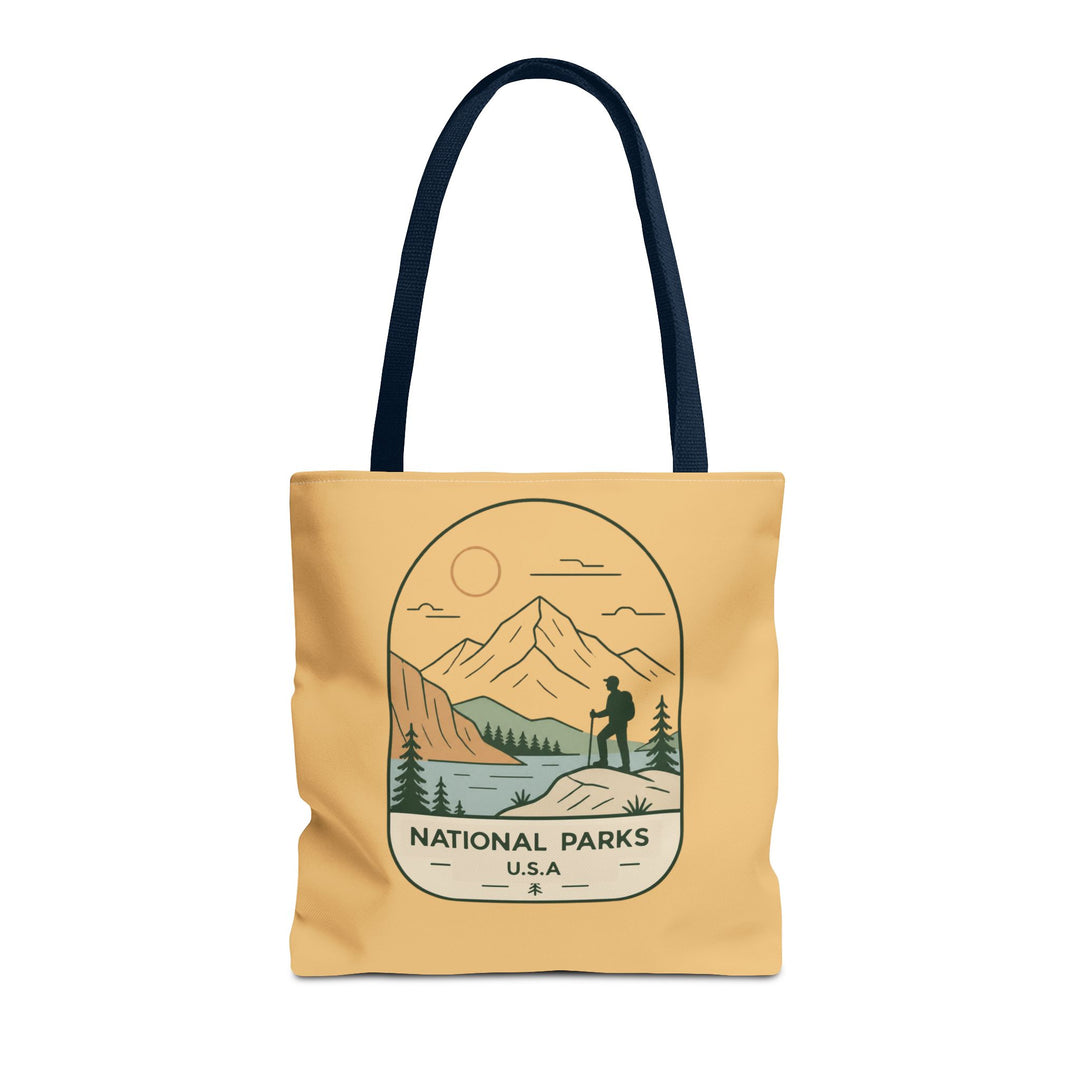 National Parks Hiking Tote Bag — USA Outdoor Adventure Canvas Tote