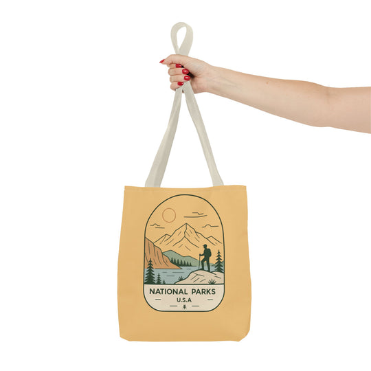 National Parks Hiking Tote Bag — USA Outdoor Adventure Canvas Tote
