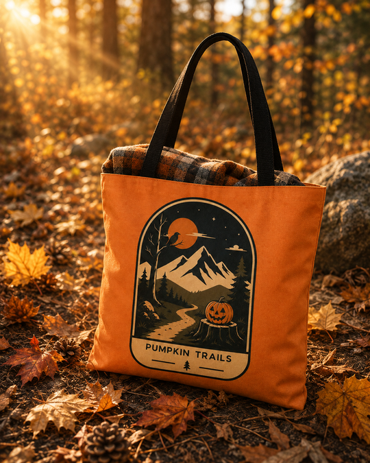Pumpkin Trails Tote Bag