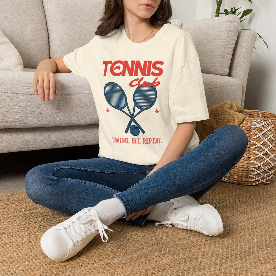 Tennis Club Graphic Tee (Swing. Hit. Repeat.)