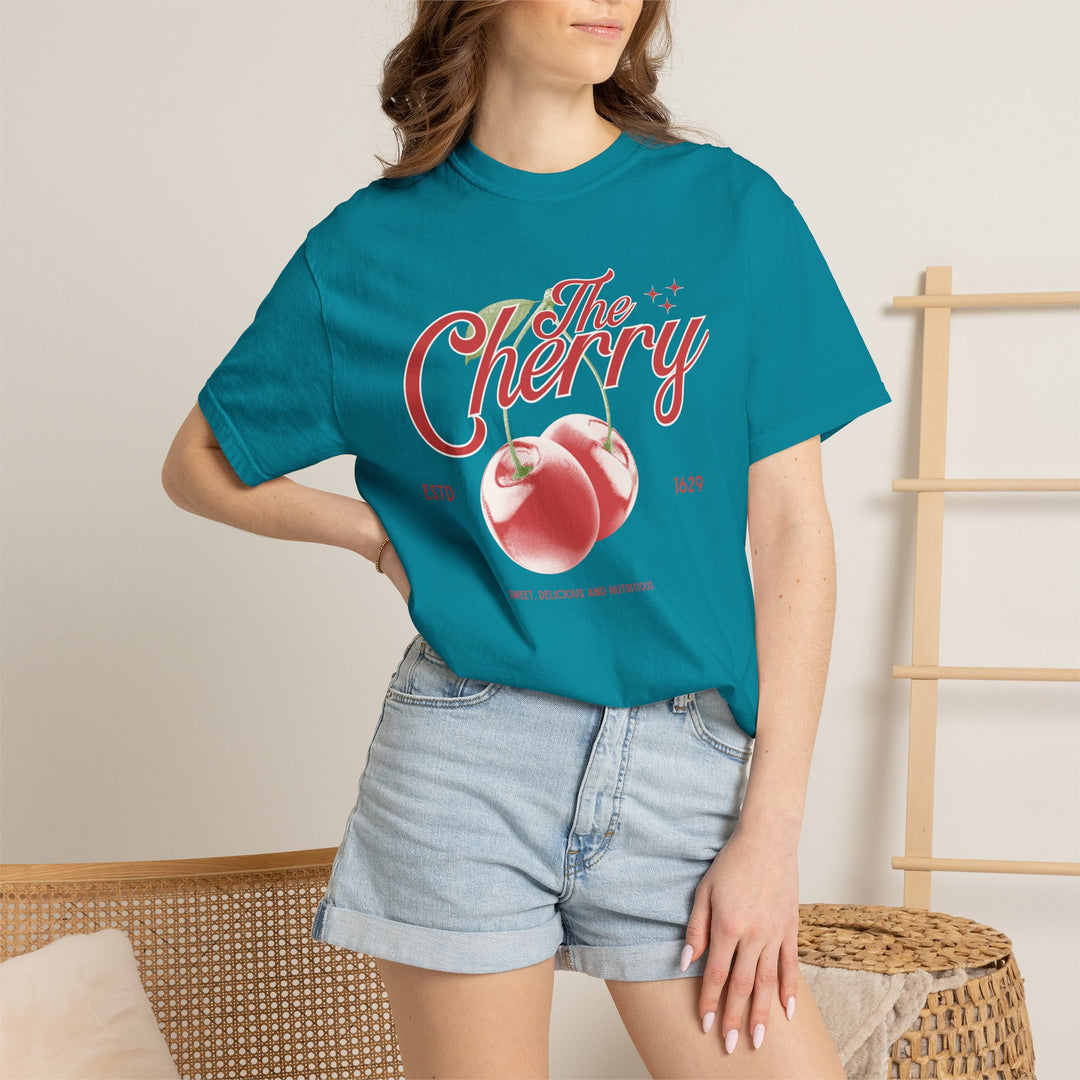 Retro Cherry Graphic T-Shirt