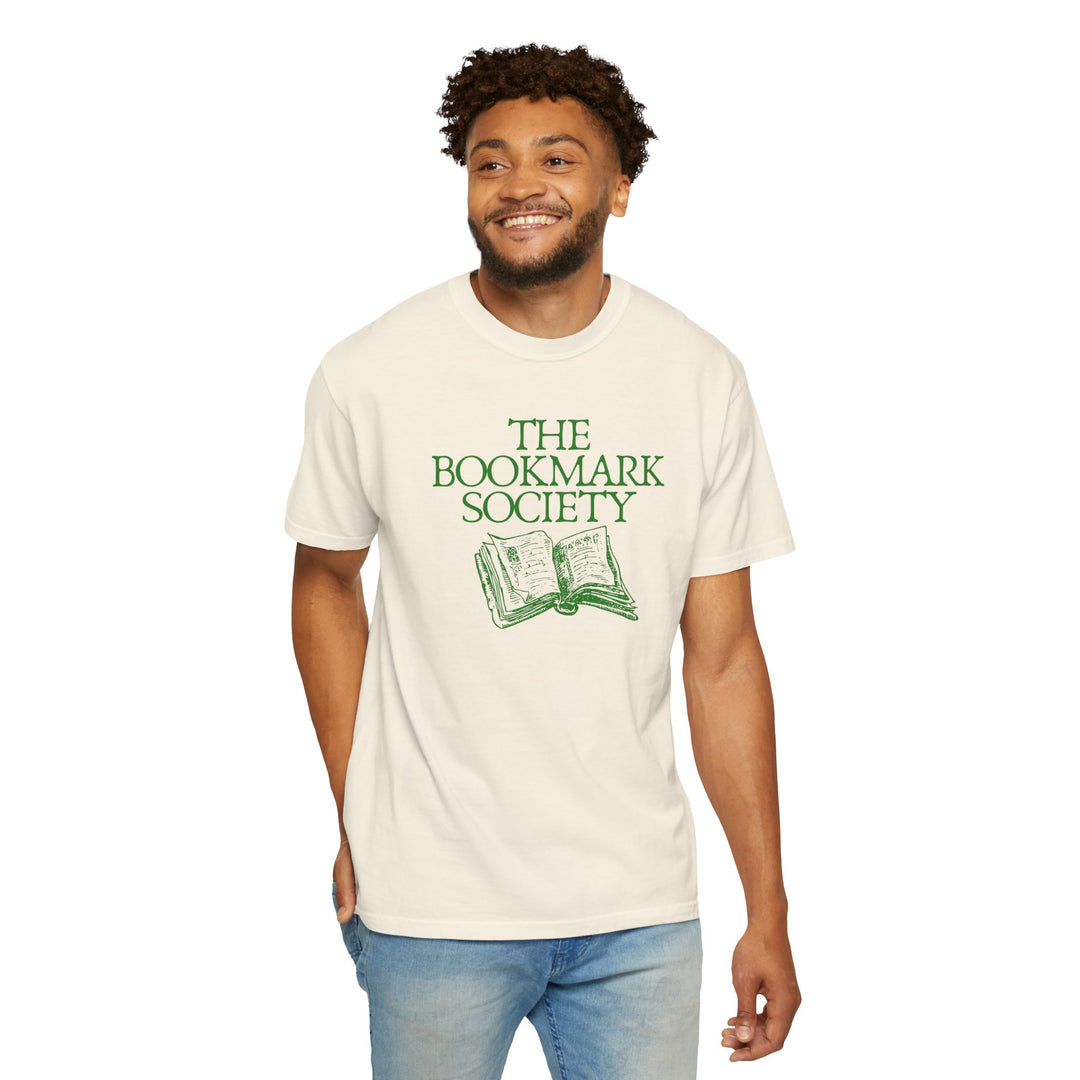 Book Lover T-Shirt — “The Bookmark Society”
