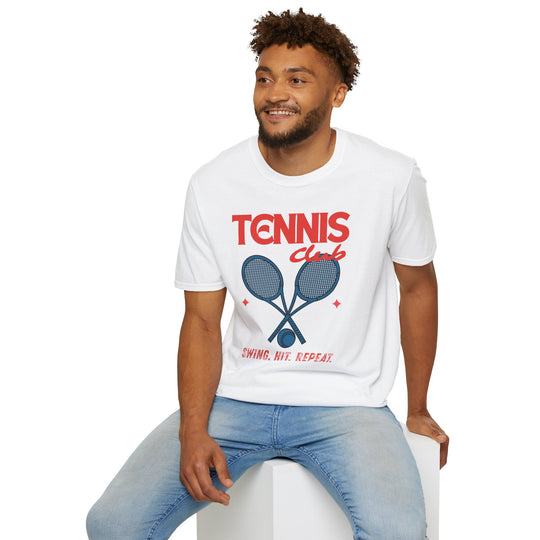 Tennis Club Graphic Tee (Swing. Hit. Repeat.)