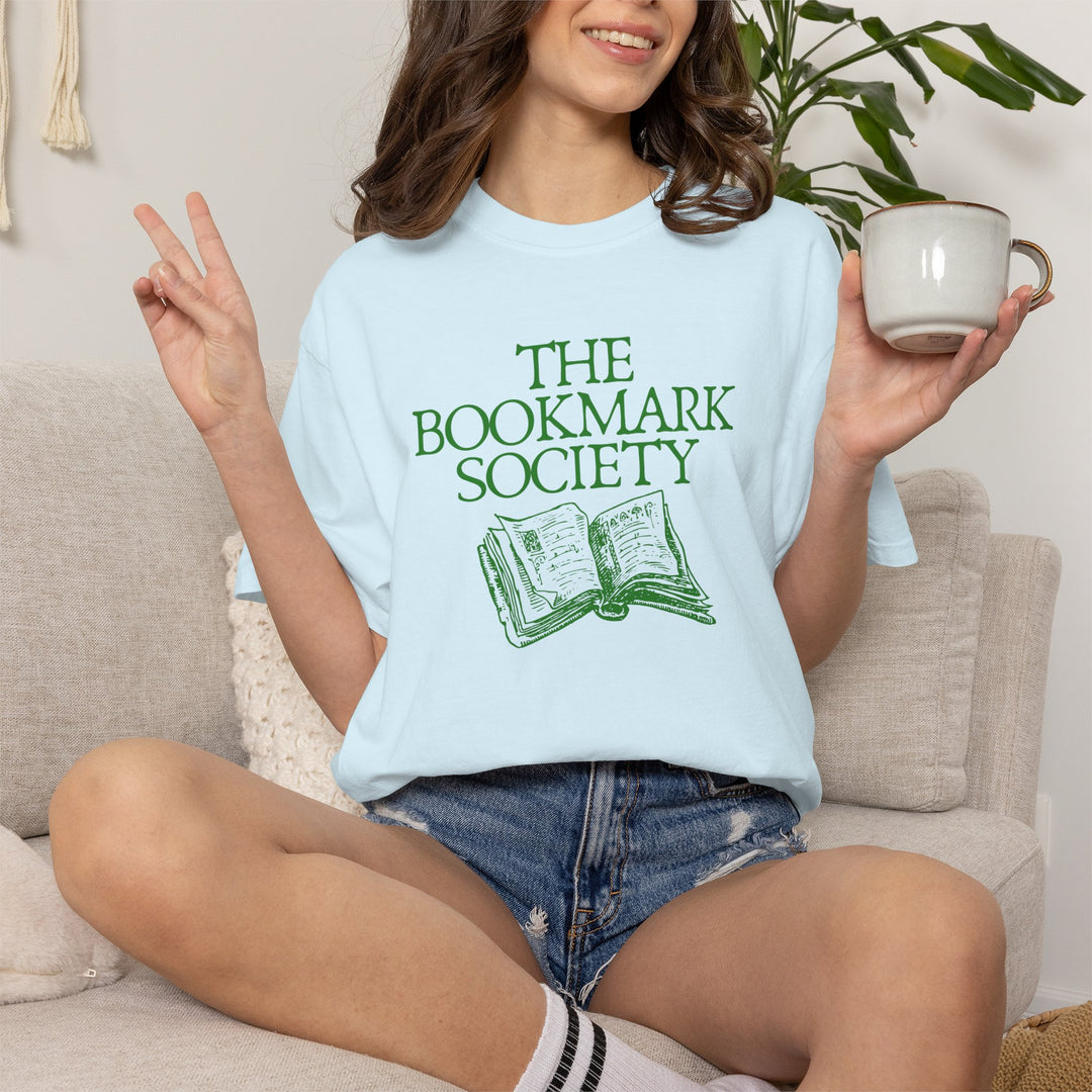 Book Lover T-Shirt — “The Bookmark Society”