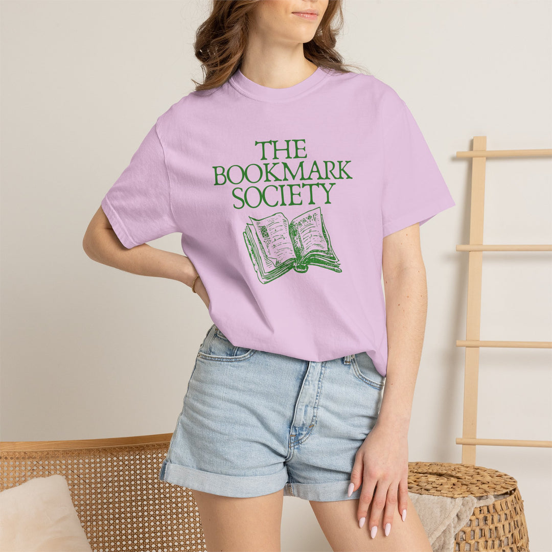 Book Lover T-Shirt — “The Bookmark Society”