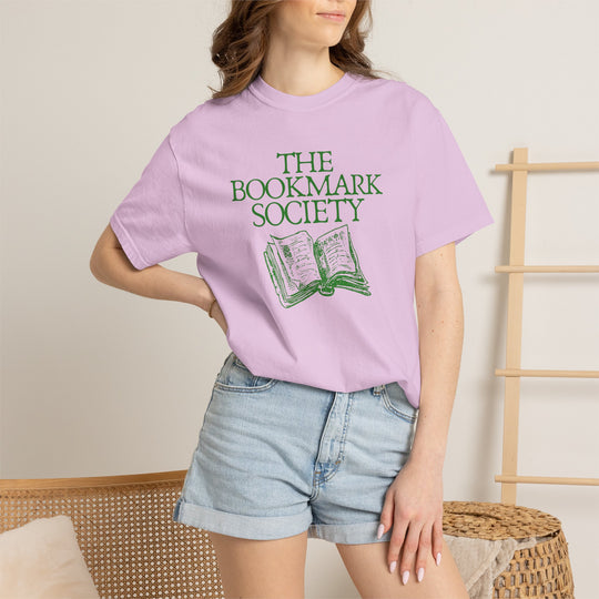 Book Lover T-Shirt — “The Bookmark Society”