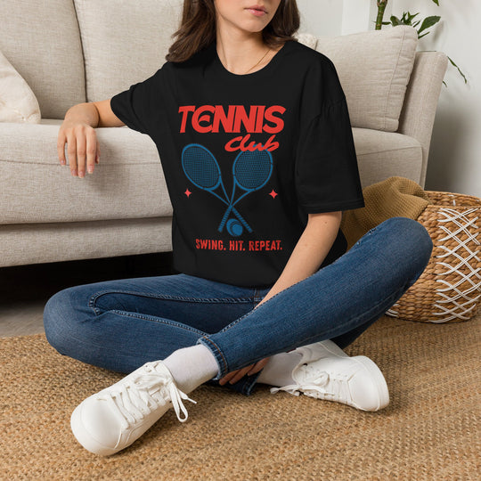 Tennis Club Graphic Tee (Swing. Hit. Repeat.)