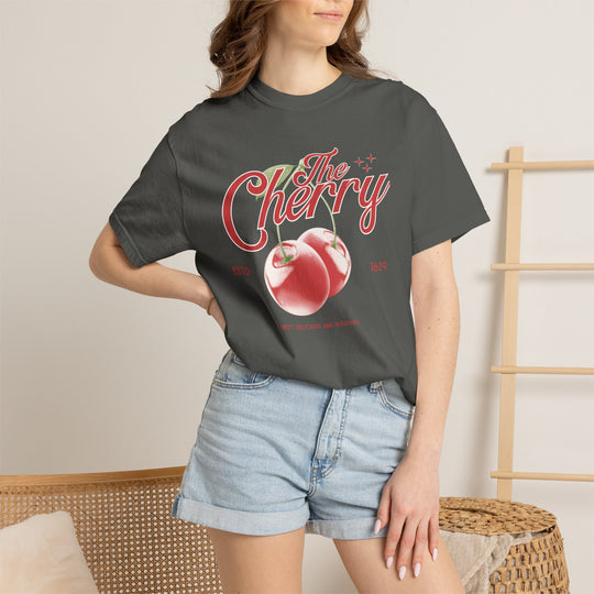 Retro Cherry Graphic T-Shirt