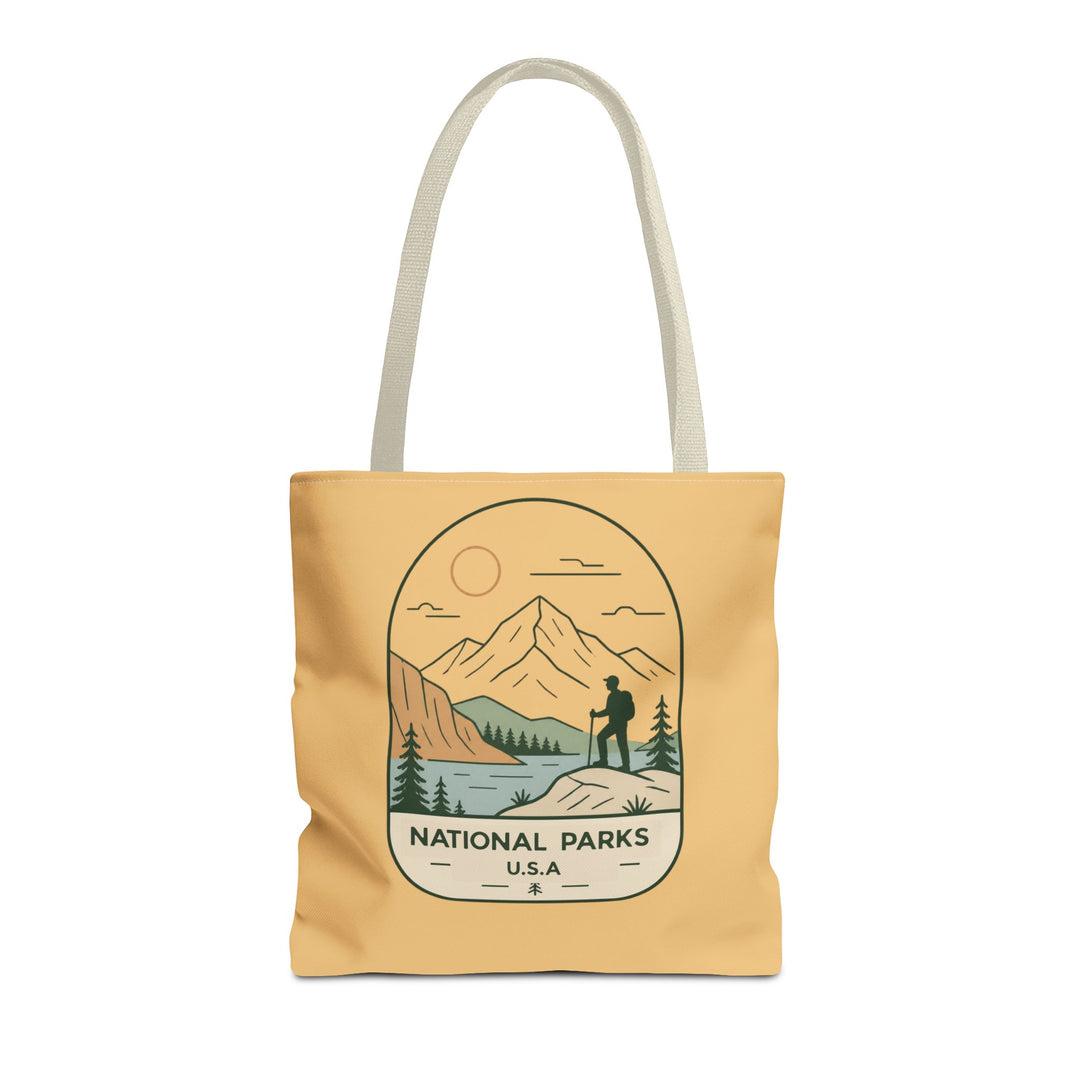 National Parks Hiking Tote Bag — USA Outdoor Adventure Canvas Tote