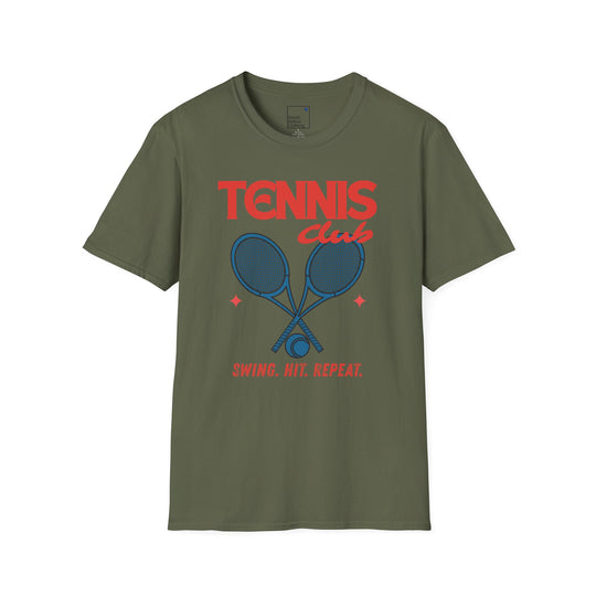 Tennis Club Graphic Tee (Swing. Hit. Repeat.)