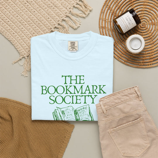 Book Lover T-Shirt — “The Bookmark Society”