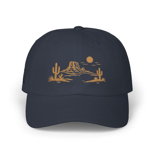 Dad Cap — Golden Desert Landscape