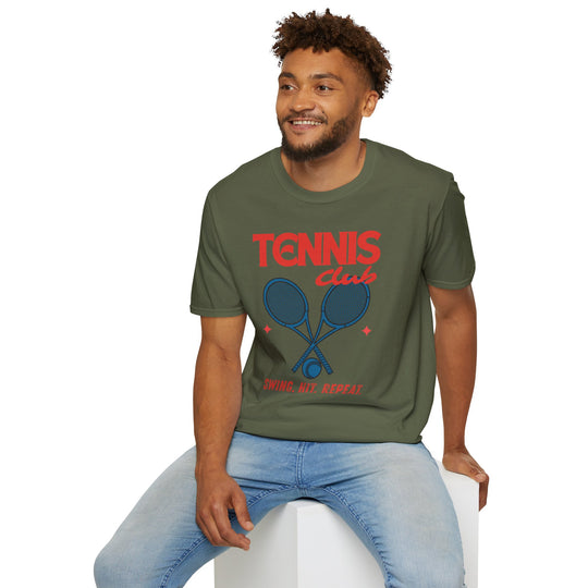 Tennis Club Graphic Tee (Swing. Hit. Repeat.)