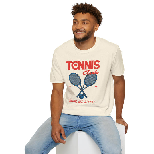 Tennis Club Graphic Tee (Swing. Hit. Repeat.)