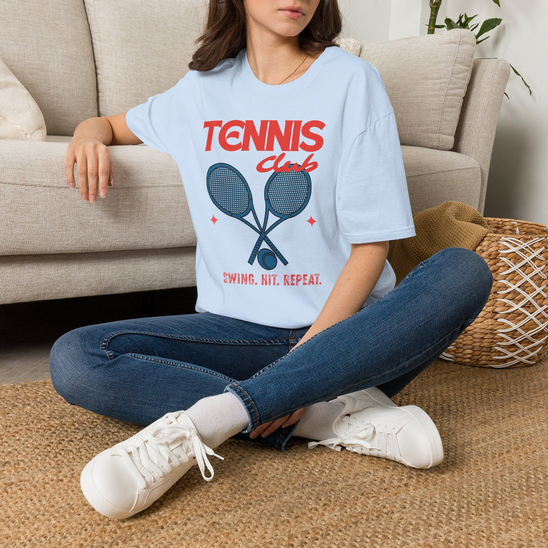 Tennis Club Graphic Tee (Swing. Hit. Repeat.)