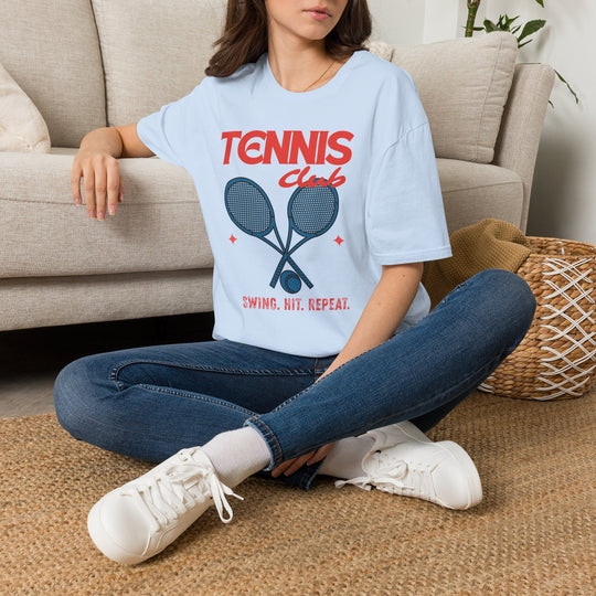 Tennis Club Graphic Tee (Swing. Hit. Repeat.)