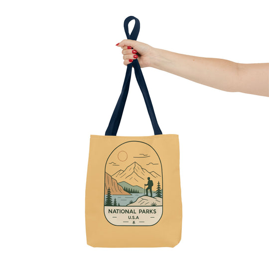 National Parks Hiking Tote Bag — USA Outdoor Adventure Canvas Tote