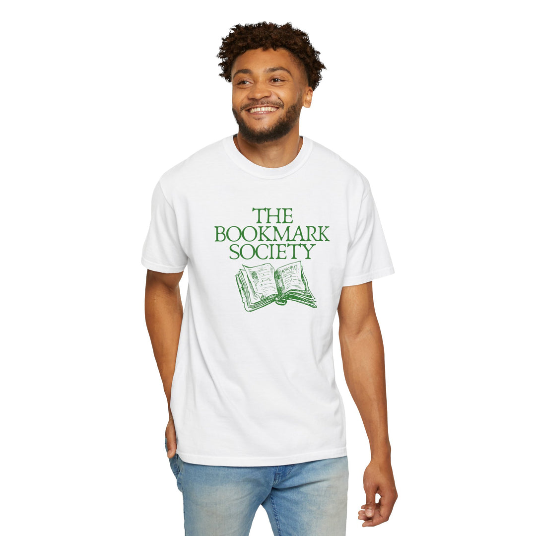 Book Lover T-Shirt — “The Bookmark Society”